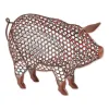 CHICKEN WIRE PIG SCULPTURE