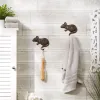 Set of 2 Mouse Wall Hooks - Stylish and Functional Home Decor