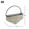 Premium Diamond Galvanized Wall Planter for Indoor and Outdoor Use