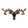 Rustic Buck Wall Hook - Best Quality Deer Antler Coat Hook for Home Decor