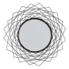 Modern Geometric Black Wall Mirror for Stylish Home Decor