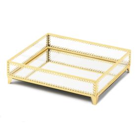 GOLD MOTIF JEWELRY TRAY