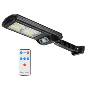 Solar Powered Wall Lights Outdoor 100LED Beads Motion Sensor Lamp IP65 Waterproof 3 Modes Sensor Light (Option: 300W)